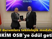 GEBKİM OSB’NİN YENİLİKÇİ PROJESİNE JÜRİ ÖZEL ÖDÜLÜ