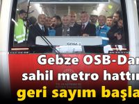 Kocaeli’nin ilk metrosunda geri sayım