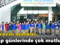 Çayırovalı minikler, kitap günlerinde çok mutlu