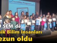 GTÜ SEM'de Minik Bilim İnsanları Mezun Oldu