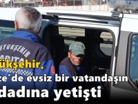 Büyükşehir, evsiz bir vatandaşın imdadına yetişti