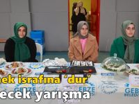 Ekmek israfına ‘dur’ diyecek yarışma