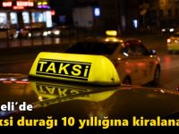 Kocaeli’de 5 taksi durağı 10 yıllığına kiralanacak