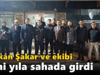 Başkan Şakar ve ekibi yeni yıla sahada girdi