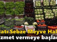 Gebze “Batı Sebze Meyve Hali” hizmet vermeye başladı