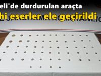 Kocaeli'de durdurulan araçta tarihi eserler ele geçirildi