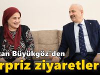 Başkan Büyükgöz’den sürpriz ziyaretler