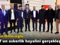 Başkan Ömeroğlu, Yusuf’un askerlik hayalini gerçekleştirdi