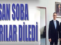 Hasan Soba Başarılar Diledi