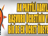 Ak Partili Adaylar Başvuru Ücretinin Yanında Bir De Ek Ücret Ödeyecekler!