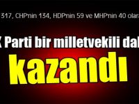 AK Parti bir milletvekili daha kazandı