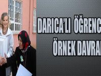 DARICA'LI ÖĞRENCİLERDEN ÖRNEK DAVRANIŞ