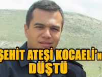 Şehit ateşi Kocaeli'ne düştü