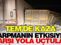 TEM'de kaza: 2 yaralı