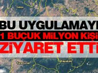 Bu uygulamayı 1 buçuk milyon kişi ziyaret etti