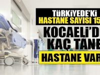 Kocaeli'de kaç tane hastane var?İşte o rakamlar