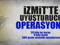 İzmit'te uyuşturucu operasyonu