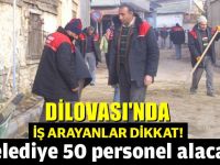 Belediye 50 personel alacak