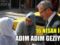 Başkan Köşker adım adım geziyor