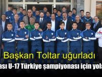 Dilovası U-17 Türkiye şampiyonası için yola çıktı