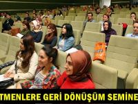 Gebzeli Öğretmenlere geri dönüşüm semineri