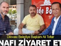 Başkan Toltar, esnafı ziyaret etti