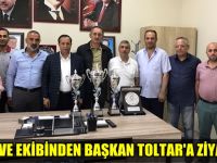 Laç ve ekibinden Başkan Toltar'a ziyaret