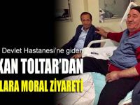 Başkan Toltar’dan hasta ziyareti