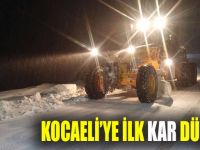 Kocaeli'ye ilk kar düştü!