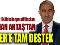 154 Koop'tan Çiler'e tam destek