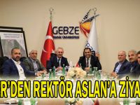 Çiler’den Rektör Aslan’a ziyaret