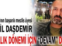 Daşdemir, bir dönem daha dedi!