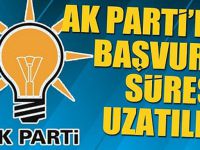 AK Parti'de süre uzatıldı