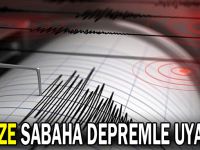 Gebze sabaha depremle uyandı