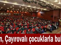 Tufan, Çayırovalı çocuklarla buluştu