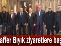 Muzaffer Bıyık ziyaretlere başladı