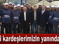 Dalkılıç,"İşçi kardeşlerimizin yanındayız"