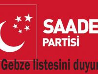 SP Gebze listesini duyurdu!