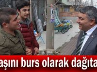 Şayir,Maaşını burs olarak dağıtacak