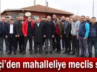 Çiftçi'den mahalleliye meclis sözü