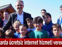 Çiftçi, ”Parklarda ücretsiz internet hizmeti vereceğiz”