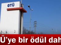 GTÜ’ye bir ödül daha!