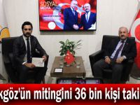 Büyükgöz'ün mitingini 36 bin kişi takip etti