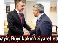 Şayir, Büyükakın'ı ziyaret etti