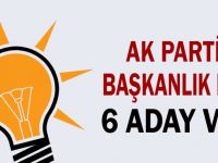 AK Parti'de Başkanlık için 6 aday var