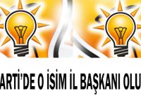 AK Parti'de O isim il başkanı oluyor!