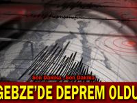 Gebze'de Deprem oldu!