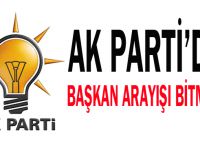 AK Parti’de başkan arayışı bitmedi