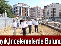 Bıyık, Kapalı Pazar Yerinde İncelemelerde Bulundu