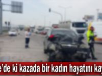 Gebze’de ki kazada bir kişi hayatını kaybetti